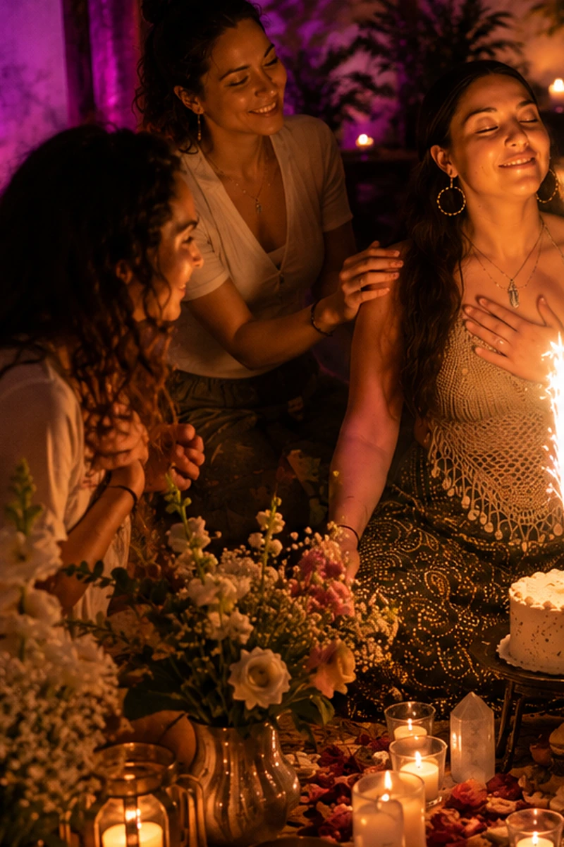Momento de conexión durante una celebración